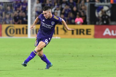 Orlando City 26 Temmuz 2018 'de Florida Exploria Stadyumu' nda NYC FC 'ye ev sahipliği yaptı. Fotoğraf: Marty Jean-Louis