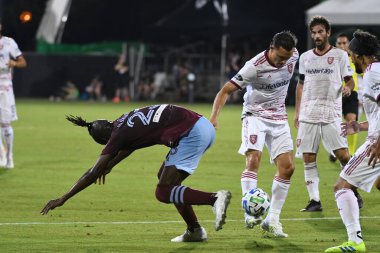 Real Salt Lake, 12 Temmuz 2020 'de Orlando Florida' da düzenlenen MLS Sırt Turnuvası sırasında Colorado Rapids ile karşı karşıya.