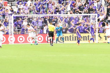 Orlando City, 31 Mart 2018 'de Orlando Florida' daki Exploria Stadyumu 'nda New York Red Bulls' a ev sahipliği yaptı..  