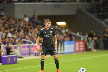 Orlando City 21 Nisan 2018 'de Orlando Florida' daki Exploria Stadyumu 'nda San Jose depremlerine ev sahipliği yaptı..  