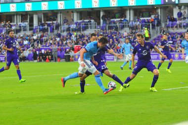 Orlando City, 5 Mart 2017 'de Orlando City Stadyumu' nda NYC FC 'ye ev sahipliği yaptı..