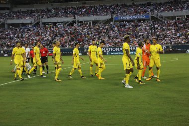 Paris Saint-Germain, Tottenham Hotspur 'a karşı 22 Temmuz 2017' de Orlando Florida 'daki Citrus Bowl' da.   