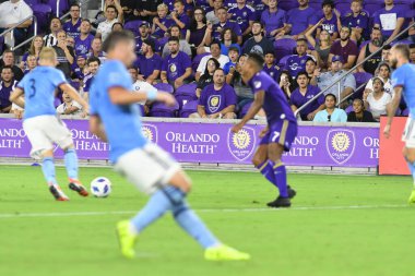 Orlando City 26 Temmuz 2018 'de Florida Exploria Stadyumu' nda NYC FC 'ye ev sahipliği yaptı. Fotoğraf: Marty Jean-Louis
