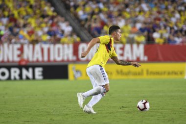 ABD Kolombiya 'ya karşı Raymond James Stadyumu, Tampa Florida' da 11 Ekim 2018 'de. Fotoğraf: Marty Jean-Louis