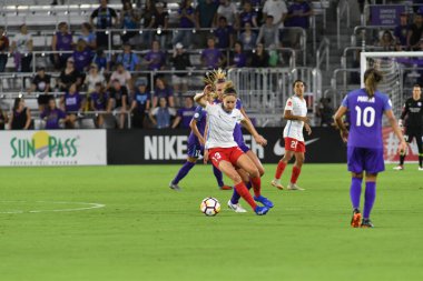 Orland Pride, 25 Ağustos 2018 'de Orlando Florida' daki Exploria Stadyumu 'nda Chicago Red Stars' a ev sahipliği yapıyor..  