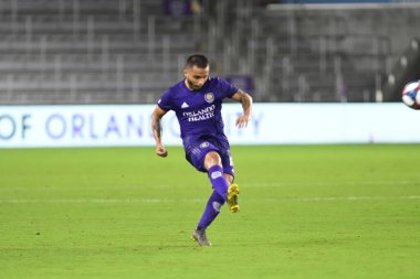 Orlando City 20 Şubat 2019 Çarşamba günü Orlando Fl 'daki Orlando City Stadyumu' nda New England 'a ev sahipliği yaptı.