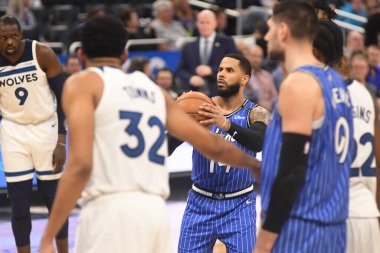 Orlando Magic, 7 Şubat 2019 'da Orlando, Florida' da bulunan Amway Arena 'da Minnesota Timberwolves' a ev sahipliği yapar..  