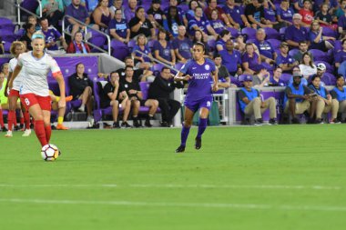 Orland Pride, 25 Ağustos 2018 'de Orlando Florida' daki Exploria Stadyumu 'nda Chicago Red Stars' a ev sahipliği yapıyor..  