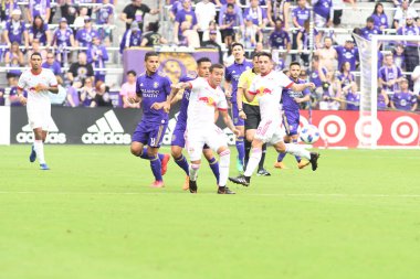 Orlando City, 31 Mart 2018 'de Orlando Florida' daki Exploria Stadyumu 'nda New York Red Bulls' a ev sahipliği yaptı..  