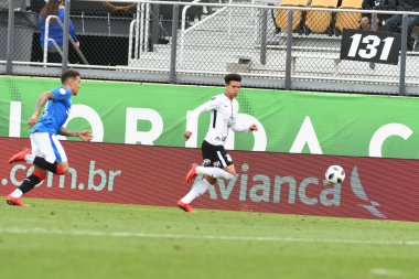 13 Ocak 2018 'de Orlando Florida' daki Spektrum Stadyumu 'nda düzenlenen Florida Kupası' nda Korucular Corinthianlara karşı..