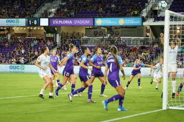 Orlando Pride 20 Temmuz 2019 tarihinde Florida Exploria Stadyumu 'nda Sky Blue FC' ye ev sahipliği yaptı..