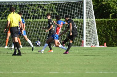 30 Temmuz 2019 'da Orlando Florida' daki Disney 'in Vahşi Spor Dünyası' nda düzenlenen MLS Allstar Haftası sırasında MLS Homegrown oyunu.