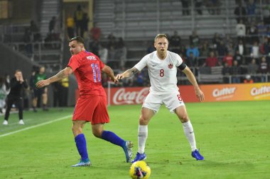 Amerikan Futbol Takımı 15 Kasım 2019 Cuma günü Orlando Florida 'daki Exploria Stadyumu' nda oynanan Concacaf Uluslar Ligi karşılaşmasında Kanada 'ya ev sahipliği yapmaktadır.