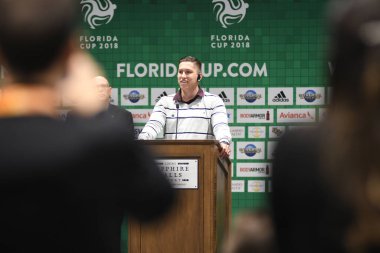 Basın Konferansı futbolcularının görüntüsü