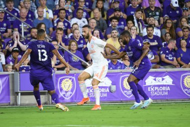 Orlando City SC, 6 Ağustos Salı günü Orlando Florida 'daki Exploria Stadyumu' nda oynanan ABD Kupası sırasında Atlanta United FC 'ye ev sahipliği yaptı..