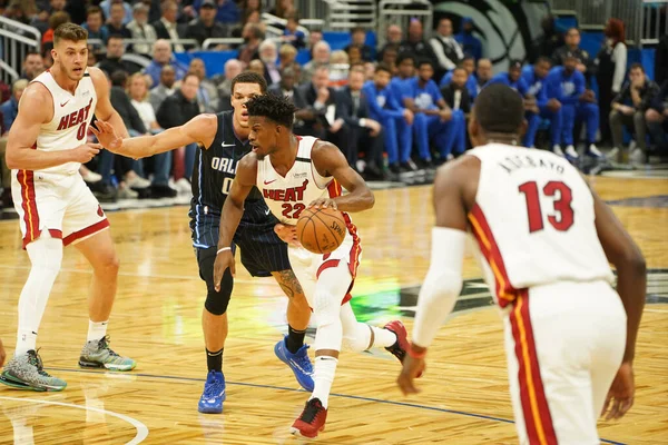 Orlando Magic Empfangen Samstag Den Februar 2020 Die Miami Heat — Stockfoto