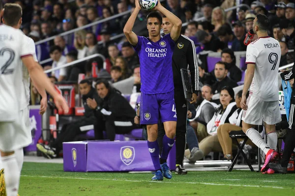 Orlando City Empfängt Real Salt Lake Exploria Stadium Samstag Den — Stockfoto