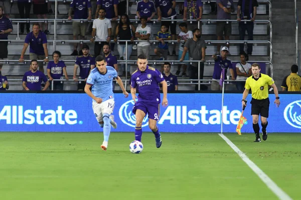Orlando City 26 Temmuz 2018 'de Florida Exploria Stadyumu' nda NYC FC 'ye ev sahipliği yaptı. Fotoğraf: Marty Jean-Louis