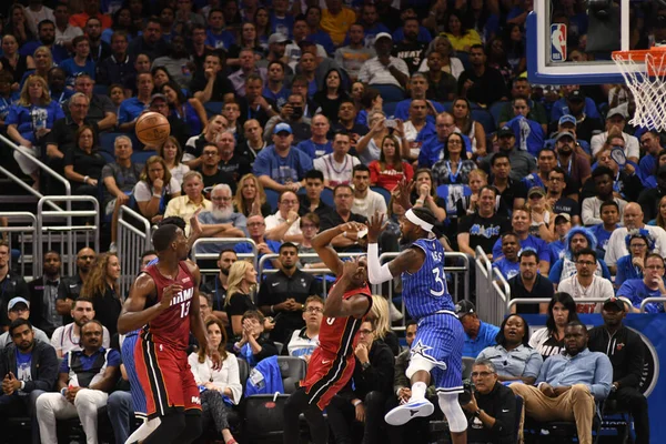 Orlando Magic Värd Miami Heat Amway Center Orlando Florida Den — Stockfoto