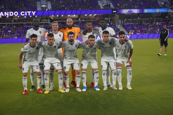 Orlando City Host Colorado Rapids Orlando City Stadium Orlando Florida — Stock Photo, Image