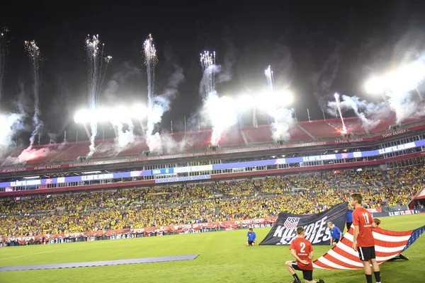 ABD Kolombiya 'ya karşı Raymond James Stadyumu' nda 11 Ekim 2018 'de. 