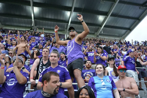 Orlando City Ospita Portland Timbers All Exploria Stadium Orlando Florida — Foto Stock