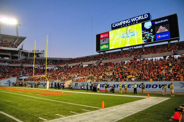 West Virginia Mountaineers Face Miami Hurricanes 71St Russell Bowl Camping — Stock Photo, Image