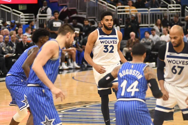 Orlando Magic, 7 Şubat 2019 'da Orlando, Florida' da bulunan Amway Arena 'da Minnesota Timberwolves' a ev sahipliği yapar..  