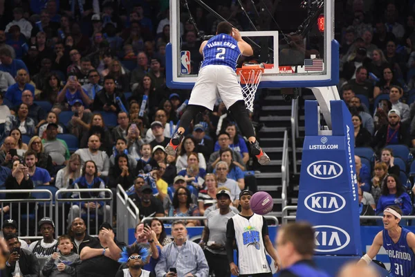 Orlando Magic Host Бруклін Нетс Amway Center Орландо Флорида Лютого — стокове фото