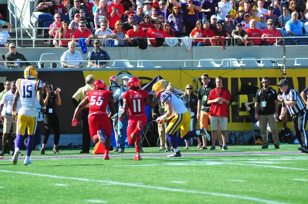 Lsu Affronta Louisville Durante 71St Citrus Bowl Camping World Stadium — Foto Stock