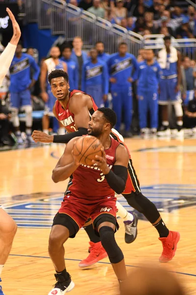 Orlando Magic Recebe Miami Heat Amway Center Orlando Florida Outubro — Fotografia de Stock