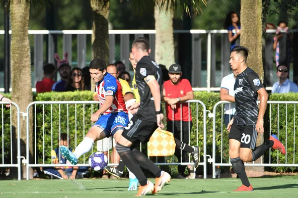 30 Temmuz 2019 'da Orlando Florida' daki Disney 'in Vahşi Spor Dünyası' nda düzenlenen MLS Allstar Haftası sırasında MLS Homegrown oyunu.