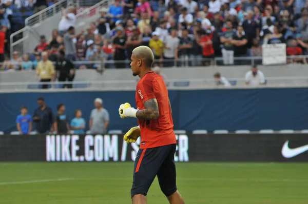 Paris Saint Germain Tottenham Hotspur Στο Citrus Bowl Στο Ορλάντο — Φωτογραφία Αρχείου