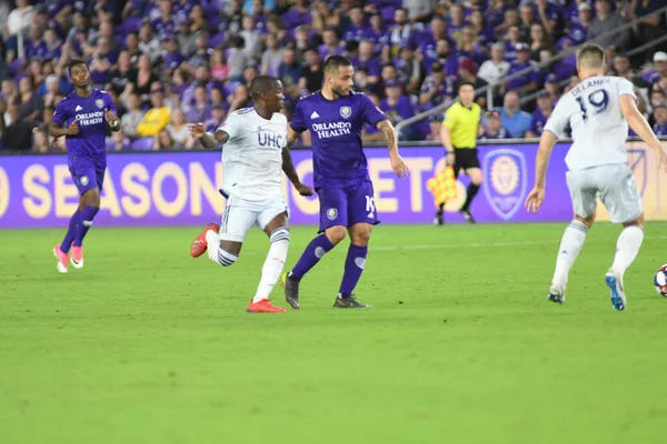 Orlando City 20 Şubat 2019 Çarşamba günü Orlando Fl 'daki Orlando City Stadyumu' nda New England 'a ev sahipliği yaptı. 