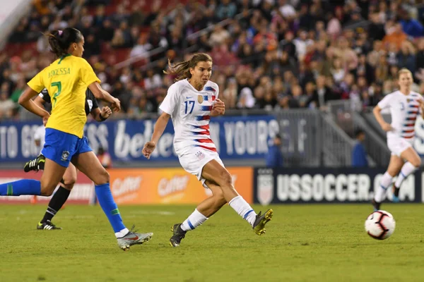 Финал Кубка Shebelieves Сша Против Бразилии Стадионе Raymond James Stadium — стоковое фото