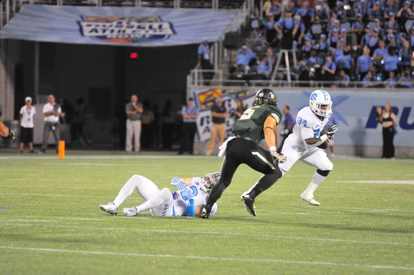 North Carolina Affronta Baylor Durante Russell Athletic Bowl Camping World — Foto Stock