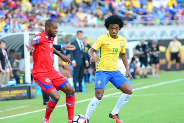 Brezilya, 8 Haziran 2016 tarihinde Orlando Florida 'daki Copa America Centenario' da Haiti ile karşılaştı..