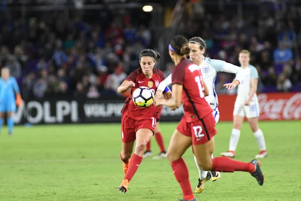 ABD, 7 Mart 2018 tarihinde Orlando City Stadyumu 'ndaki SheBelives Kupası' nda İngiltere ile karşı karşıya geldi..  