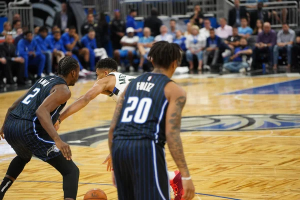 Orlando Magic Fue Anfitrión Los Milwaukee Bucks Amway Center Orlando —  Fotos de Stock