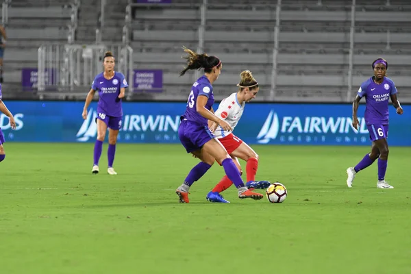 Orland Pride Ospita Chicago Red Stars All Exploria Stadium Agosto — Foto Stock