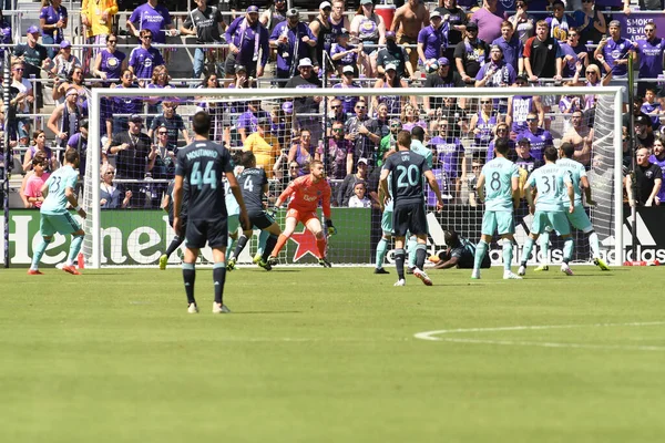 Orlando City Ist Samstag Den April 2019 Gastgeber Der Vancouver — Stockfoto