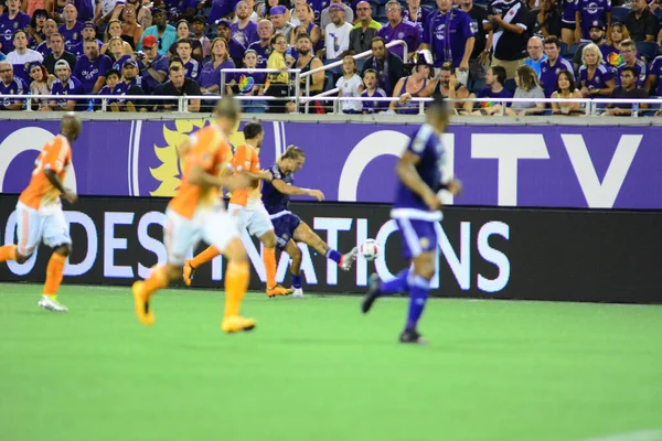 Orlando City Hostí Houston Dynamo Července 2016 Stadionu Camping World — Stock fotografie