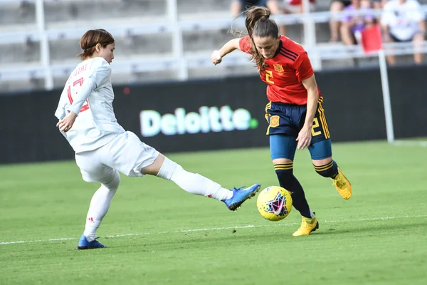 Mayu Ikojiri Japón Intenta Bloquear Balón Durante Copa Shebelieves 2020 — Foto de Stock