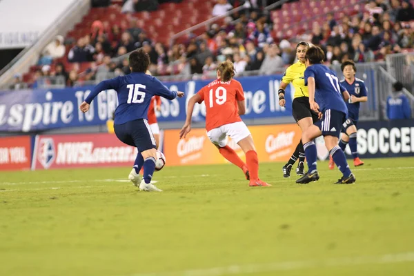 Japan Engeland Het Raymond James Stadion Tampa Florida Maart 2019 — Stockfoto