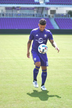 Orlando City SC, Dom Dwyer 'ı tanıtmak için bir basın toplantısı düzenledi..  