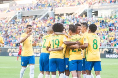 Brezilya, 8 Haziran 2016 tarihinde Orlando Florida 'daki Copa America Centenario' da Haiti ile karşılaştı.. 