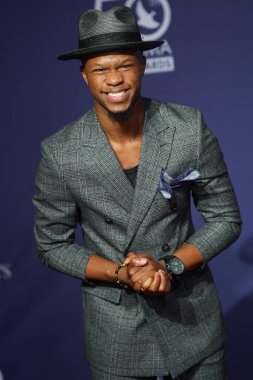 15 Ekim 2019 'da Nashville, Tennessee' deki Linbscome Üniversitesi 'nde verilen 50. GMA Dove Ödülleri sırasında kırmızı halı.