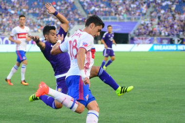 Orlando City, 24 Ağustos 2016 'da Orlando Florida' daki Kamp Dünyası Stadyumunda Toronto FC 'ye ev sahipliği yaptı..