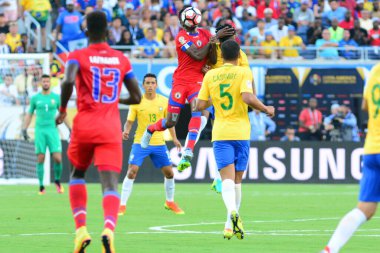 Brezilya, 8 Haziran 2016 tarihinde Orlando Florida 'daki Copa America Centenario' da Haiti ile karşılaştı..