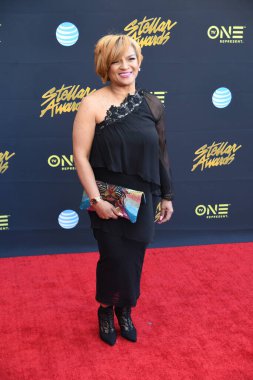 24 Mart 2018 Cumartesi günü Las Vegas 'taki Orleans Resort' ta düzenlenen 33. Yıldız Ödülleri Kırmızı Halı sırasında ünlüler.